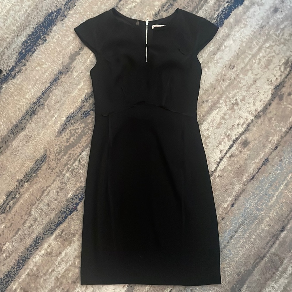 Rebecca Taylor Black Sheath Dress size 0